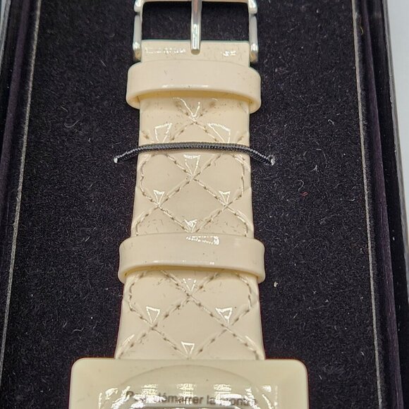 Joan Rivers Classics Collection Watch Ivory Cream Square V377 NEW Needs Battery - Picture 4 of 7